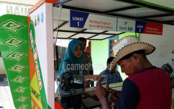 Hari Pertama Buka, Samsat Desa Ciganjeung Layani 37 Warga