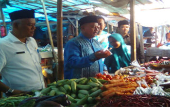 Jelang Ramadan, Bupati Tasik Sidak Pasar Manonjaya