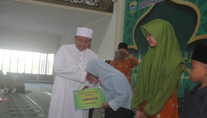 Pemkab Tasik Berikan Uang Kadeudeuh kepada Juara STQ Tingkat Jabar