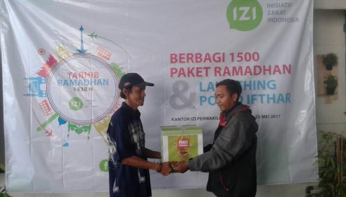 Sambut Ramadan, IZI Sebar 1.500 Paket Bingkisan