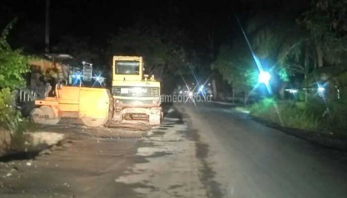 Tidak Pasang Rambu Peringatan, Excavator di Wonoharjo Ancam Pengguna Jalan