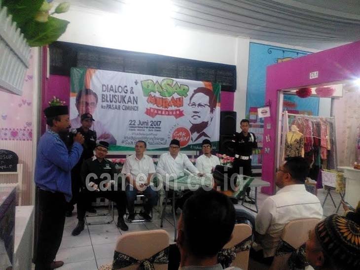 Cak Imin Sambangi Pasar Cimindi