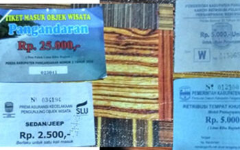 Inilah Tarif Resmi Masuk Objek Wisata Pangandaran