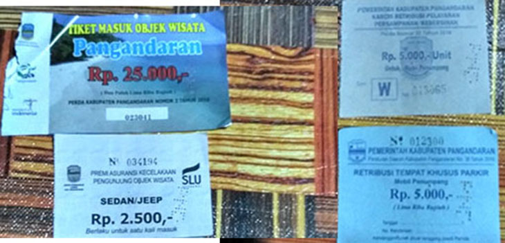 Inilah Tarif Resmi Masuk Objek Wisata Pangandaran