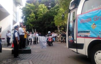 Mudik Gratis, Beberapa Bangku Masih Terlihat Kosong