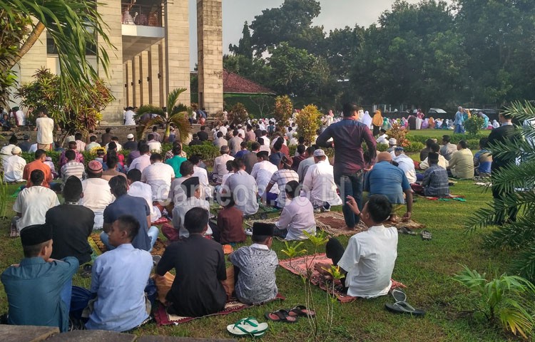 Sebelum Pelaksanaan Shalat Idul Fitri, Pangandaran Sempat diguyur Hujan