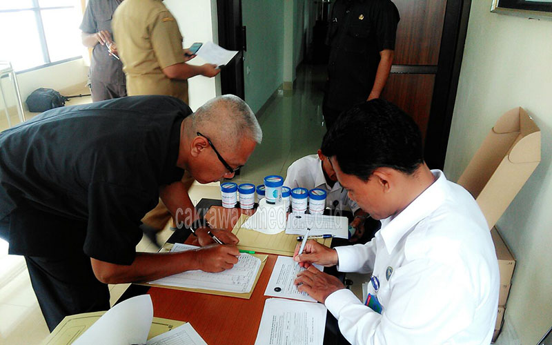BNN Kota Tasik Gelar Tes Urin Anggota DPRD