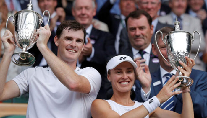 Berpasangan dengan Hingis, Murray Raih Gelar Campuran Wimbledon