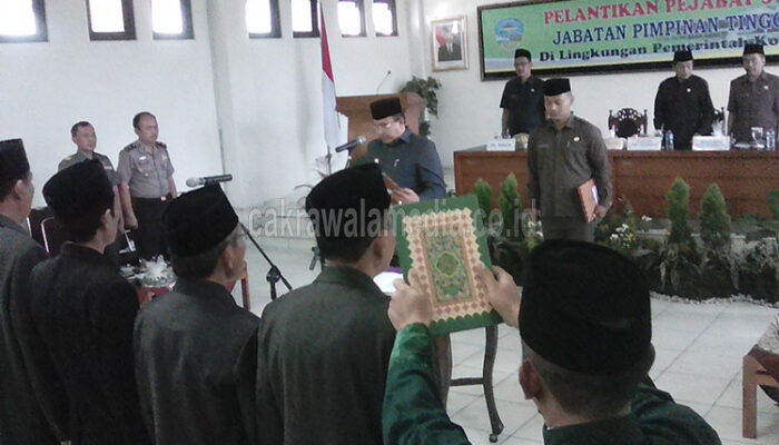 Demi Perbaikan Kinerja Organisasi, Wali Kota Tasik Rotasi 8 Pejabat Eselon 2