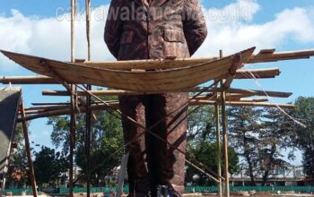 Dua Patung Sang Proklamator di Pangandaran Merupakan Hasil Karya Putra Daerah