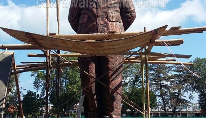 Dua Patung Sang Proklamator di Pangandaran Merupakan Hasil Karya Putra Daerah