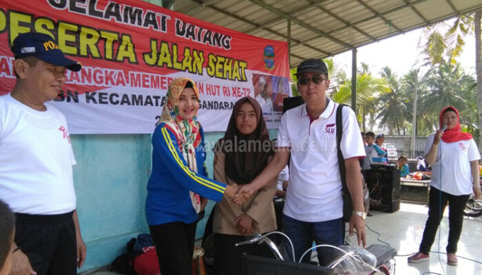 Sambut HUT ke-72 Kemerdekaan RI, PHBN Kecamatan Pangandaran Gelar Jalan Sehat