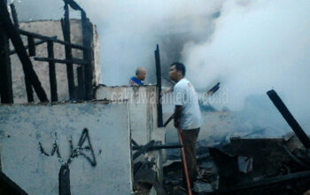 Si Jago Merah Ngamuk, Rumah Milik Warga Kebon Kembang Ludes Terbakar