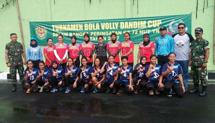 Dandim Cup Digelar Guna Bangun Persahabatan