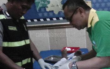 HUT ke-62 Polantas, Polresta Tasikmalaya Gelar Sunatan Massal