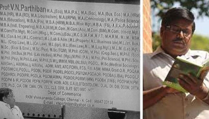 Waduh, Pria Ini Menyandang 145 Gelar Akademik