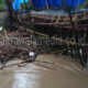 Diterjang Banjir Bandang, 2 Jembatan di Desa Sukahurip Ambruk
