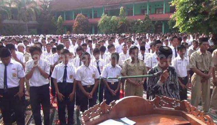 Peduli Rohingya, SMPN 1 Parigi Gelar Sholat Ghoib dan Doa Bersama
