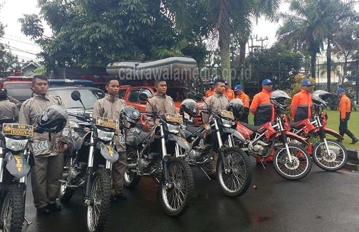 Antisipasi Bencana, Polresta Tasikmalaya Gelar Pasukan Gabungan Siaga Bencana