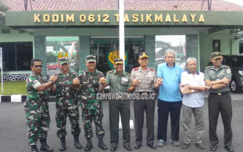 Dandim 0612 Menerima Kunjungan Tim Evaluasi Perluasan Cetak Sawah Mabes AD