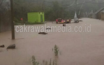 Pangandaran Diterjang Banjir, Ratusan KK Perumahan Garden Estetika Mengungsi
