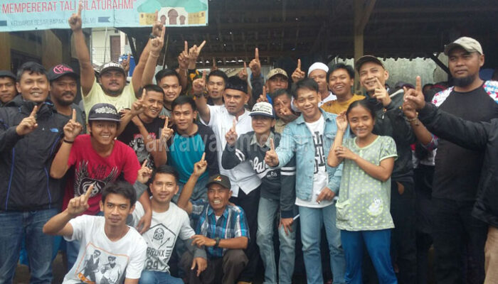 Hari Pertama Kampanye, Calon Kades Benda No Urut 1 Disambut Warga