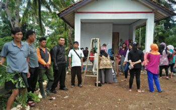Warga Karanggondang Putrapinggan Resmikan Balai Dusun