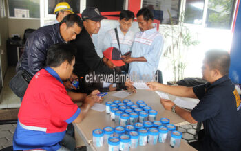 Karyawan PT. Pertamina Patra Niaga Dites Urine
