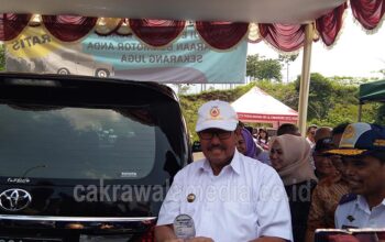 Kerjasama Toyota dan Pemda Bandung Barat Uji Emisi Mobil Dinas