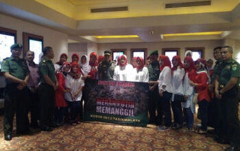 Nobar “Merah Putih Memanggil” Bersama Dandim 0612 Tasik