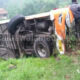 Sopir Ngantuk, Bus Rombongan PPDI Purworejo Alami Kecelakaan