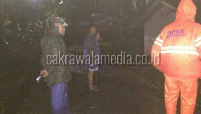 Inilah Perintah Danramil , Saat Mengetahui Tanah Bergeser dan Retak Sejauh 200 Meter