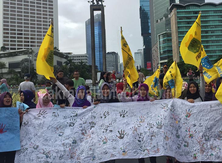 Kasus Kekerasan Seksual Terus Tinggi, KOPRI PB PMII Gelar Aksi Dukung Pengesahan RUU Tersebut