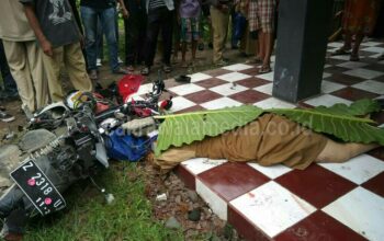 Tragis ! Tabrakan Maut Motor Vs Mobil, Seorang Guru di Pangandaran Meninggal Dunia