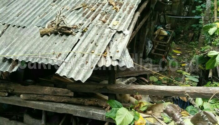 Tebing Setinggi 8 Meter di Cirateun Pangandaran Longsor Menimpa Rumah Warga