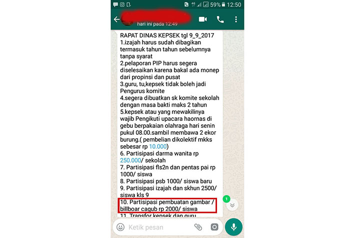 Pantaskan Sekolah Jadi ajang Politik Calon Gubernur?