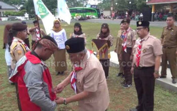 Wabup Pangandaran Lepas Ratusan Peserta Raimuna Jabar ke-13