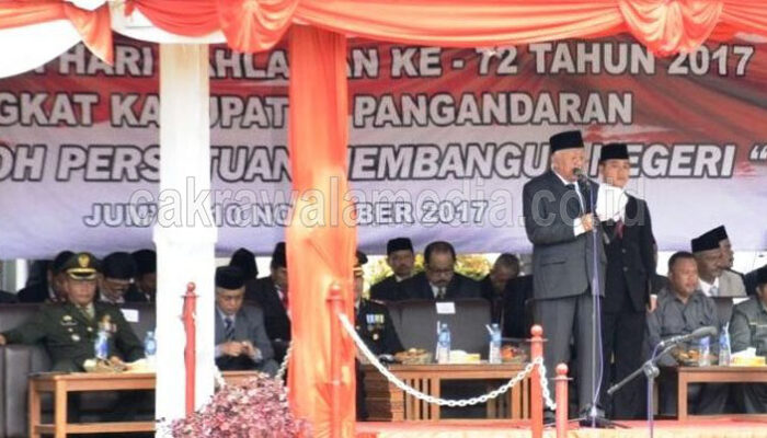 Wakil Bupati Pangandaran Pimpin Upacara Peringatan Hari Pahlawan Ke-72