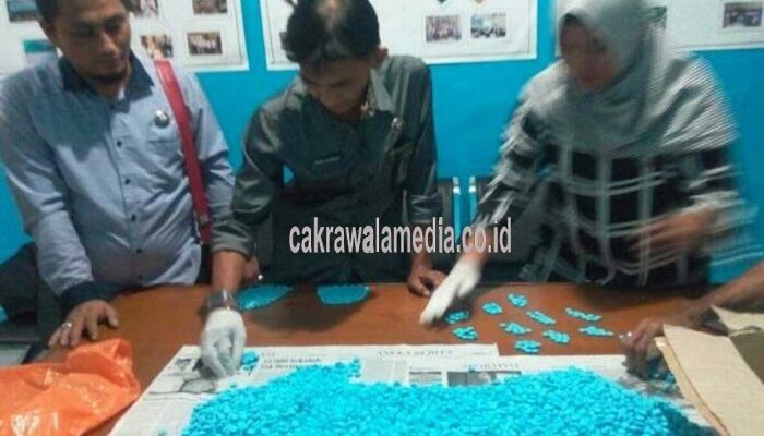 BNN Kota Tasik Berhasil Geledah dan Amankan 5.535 Pil PCC