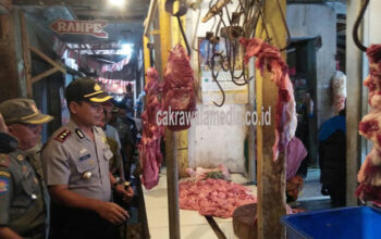 Jelang Natal dan Tahun Baru, Polisi Sidak Pasar Singaparna