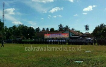 250 Personil Polres Ciamis Siap Amankan Libur Akhir Tahun di Pangandaran