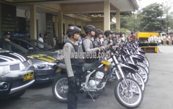 Sambut Tahun Baru, Polresta Tasik Siapkan Anggota di Lokasi Rawan