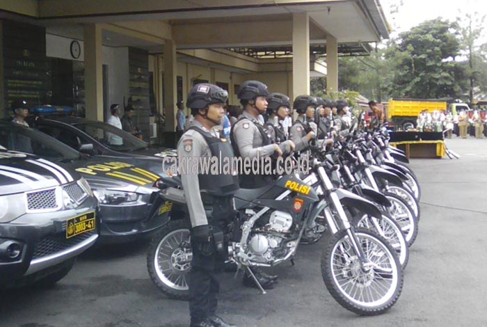 Sambut Tahun Baru, Polresta Tasik Siapkan Anggota di Lokasi Rawan