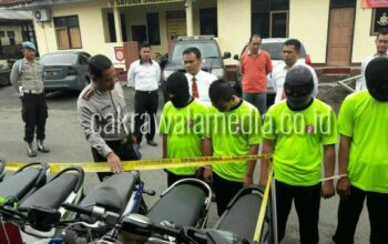 Polisi Ungkap Sindikat Curanmor Wilayah Selatan Tasikmalaya