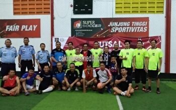 Bangun Persahabatan, Imigrasi dan Lapas Gelar Futsall