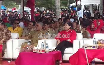 Hadiri HUT PDI-P ke-45, Netralitas ASN Pangandaran Dipertanyakan