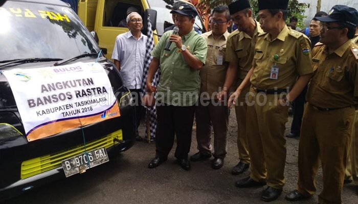 Jaga Kestabilan Harga, Pemkab Tasik Salurkan Bansos Rastra