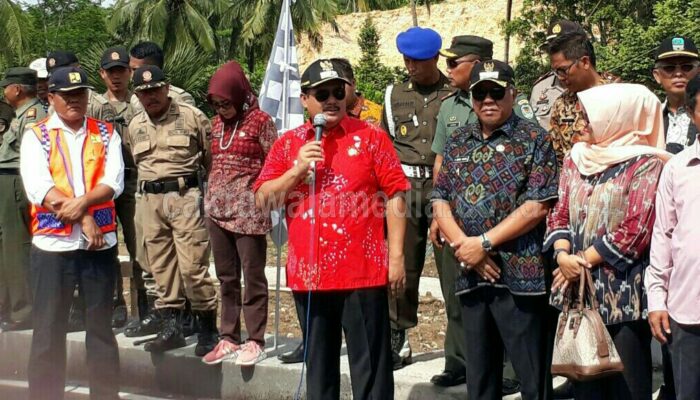 Bupati Pangandaran Meresmikan Jembatan Ciputrapinggan