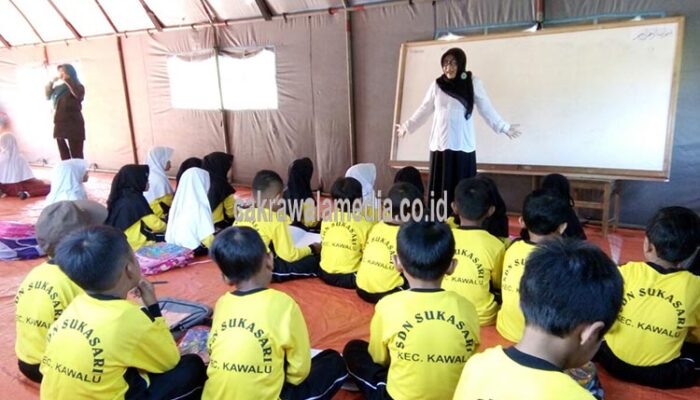 Pasca Gempa, 2 Ruang Kelas SDN Sukasari Rusak