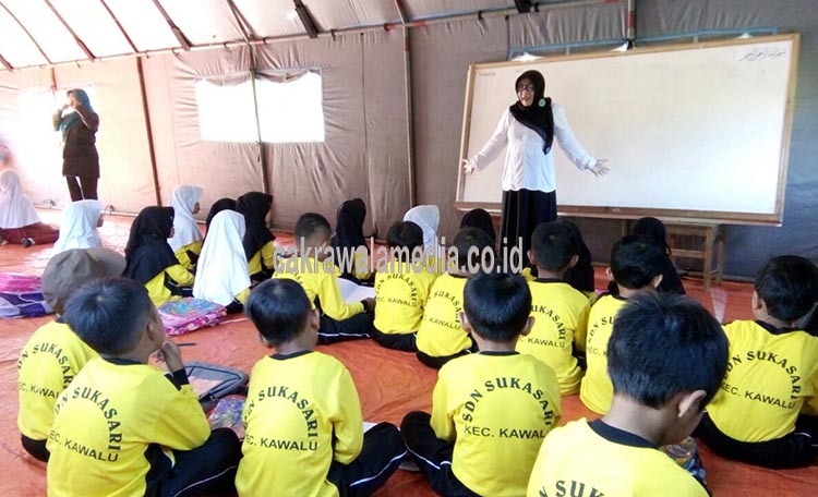 Pasca Gempa, 2 Ruang Kelas SDN Sukasari Rusak